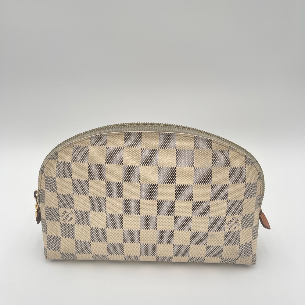 Louis vuitton damier azur GM cosmetic pouch - Picture 2 of 10